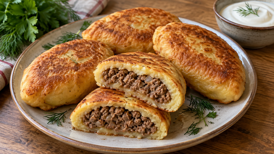 Картофельные пирожки с мясом вытесняют драники на семейных столах